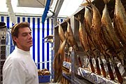 Peter Schöniger von der Festhalle Bayenland un die Steckerfische (Foto: Martin Schmitz)